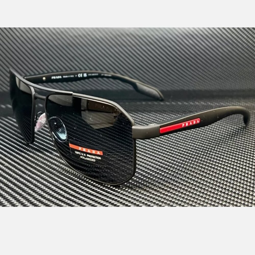 Men's Prada Polarized 62mm Sunglasses